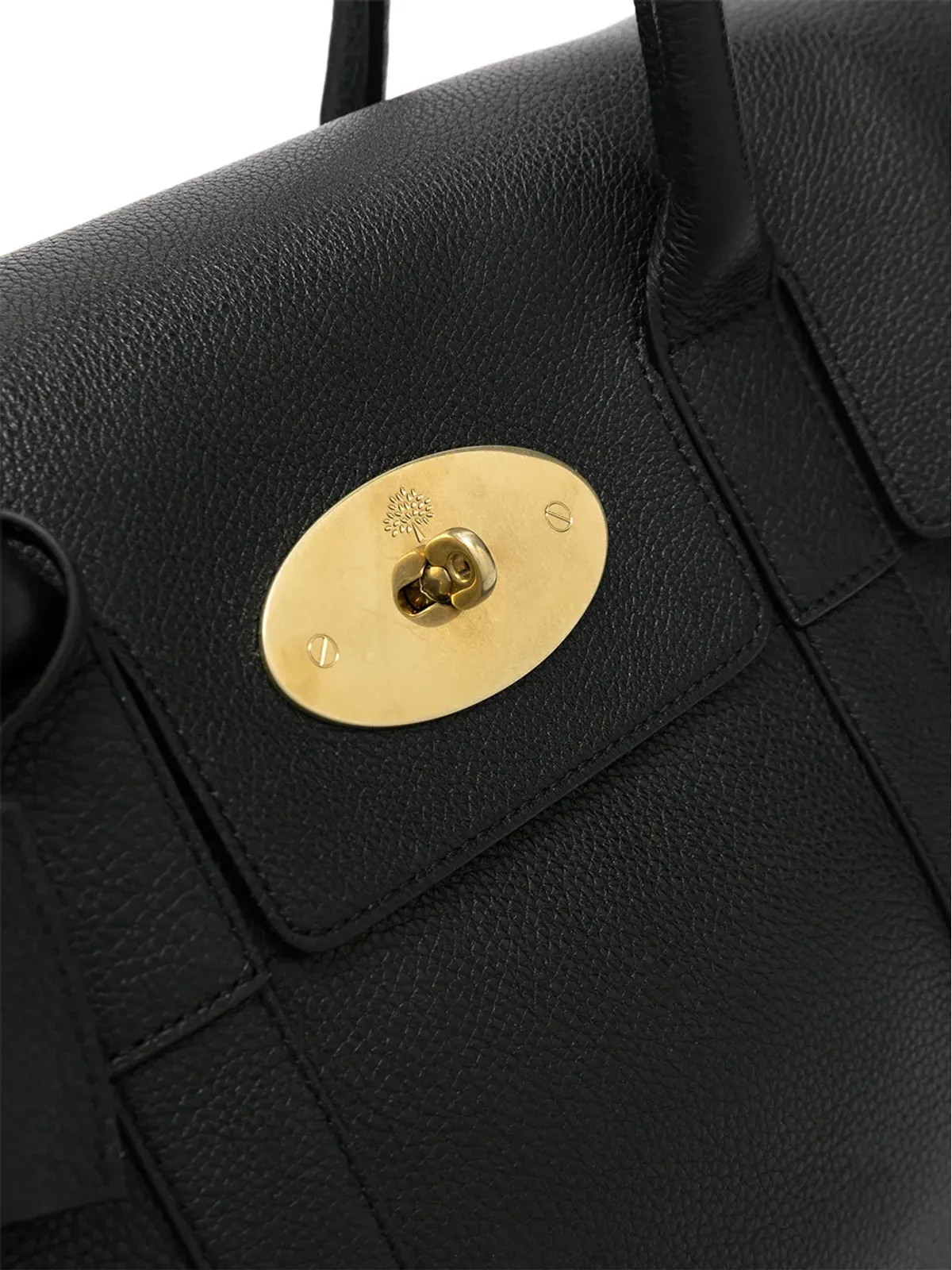 Mulberry Bayswater front-flap closure tote bag - Black - 画像5