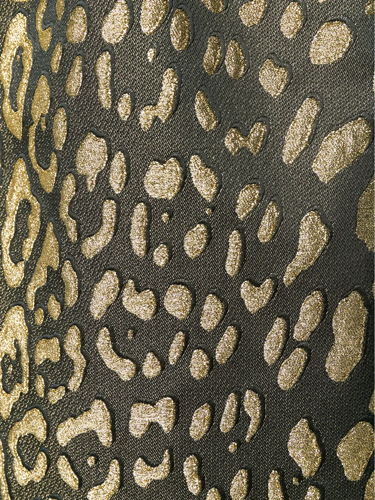 Dolce & Gabbana メタリック レオパードプリント ミニスカート - 画像5