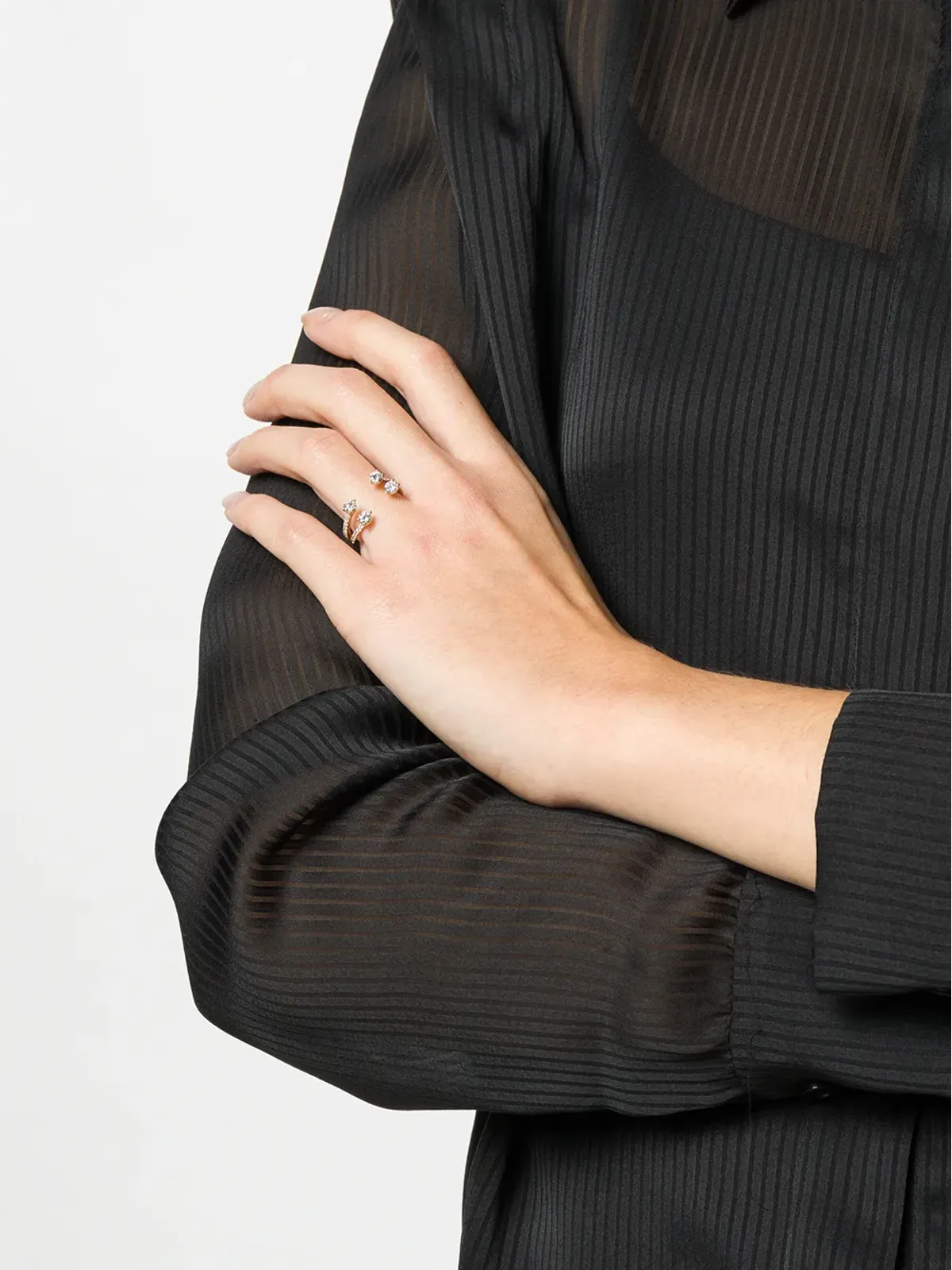 Delfina Delettrez Dots Diamond pave リング - 画像2