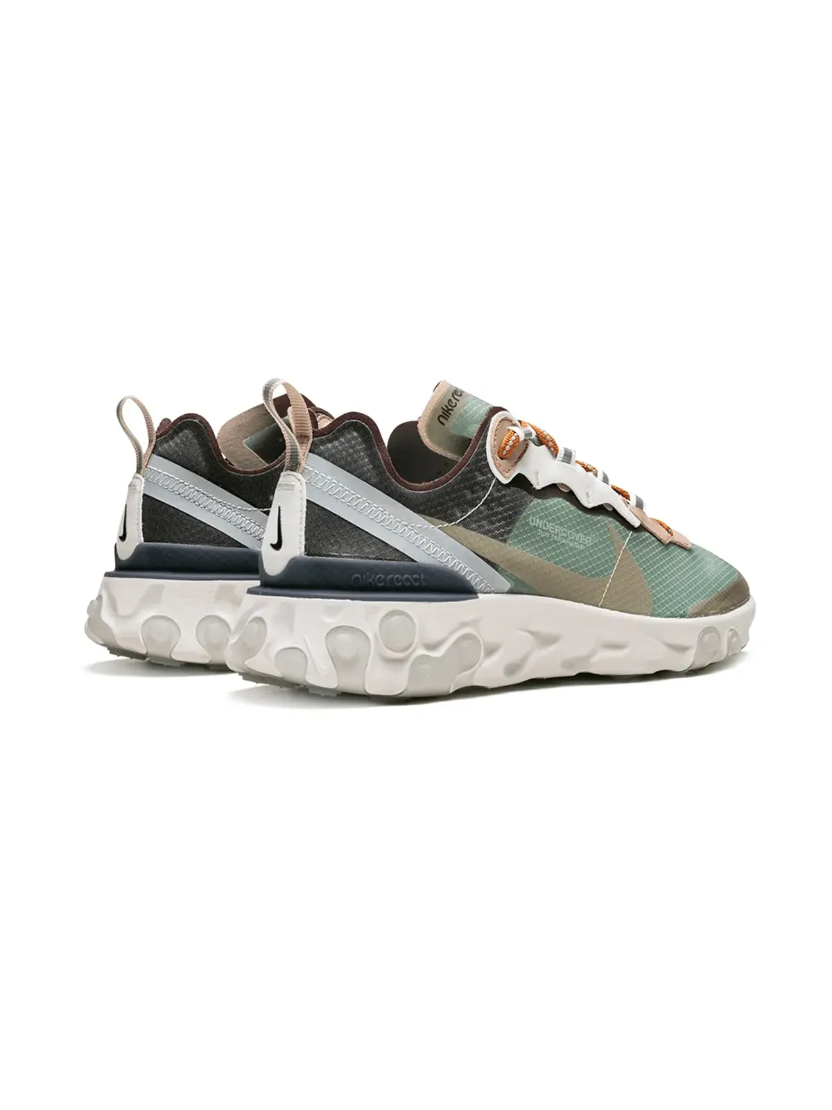 Nike x Undercover React Element 87 'Green Mist' sneakers - 画像3
