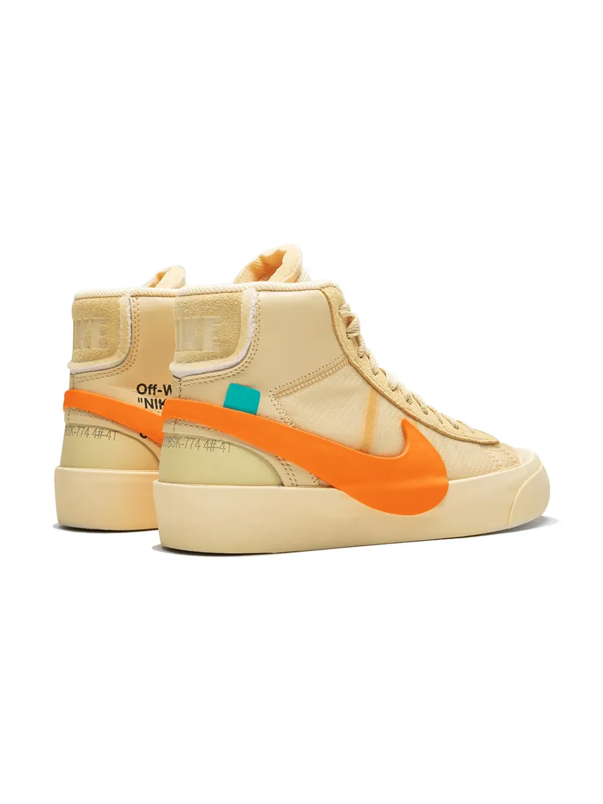 Nike X Off-White The 10: Blazer Mid All Hallows Eve スニーカー - 画像3