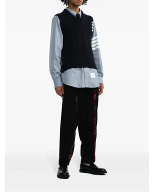Thom Browne ボタンダウンシャツ 4-Bar - サムネイル2