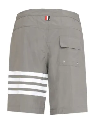 Thom Browne 4-bar swim shorts - Grey - サムネイル2
