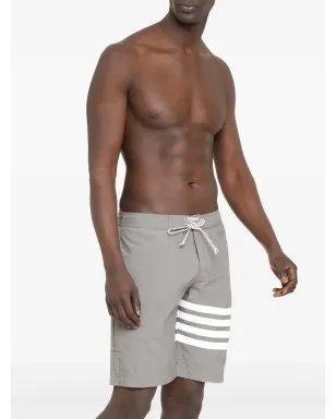 Thom Browne 4-bar swim shorts - Grey - サムネイル3