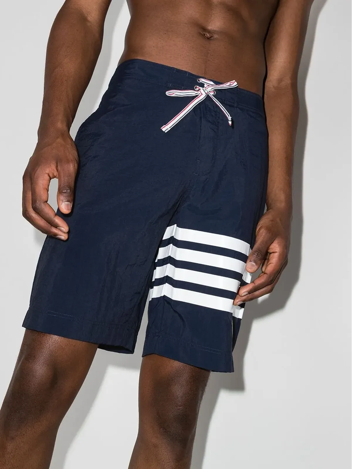 Thom Browne 4-bar Swim Tech ボードショーツ - 画像2