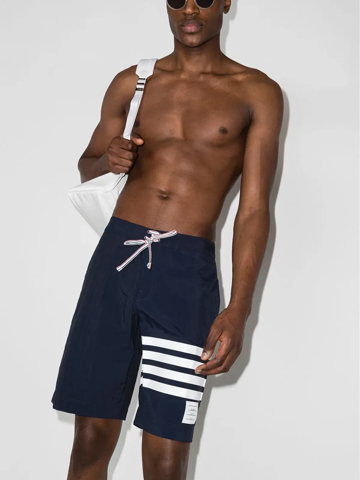 Thom Browne 4-bar Swim Tech ボードショーツ - 画像4