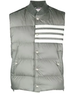 Thom Browne 4-bar マットナイロン ダウン ベスト - サムネイル1