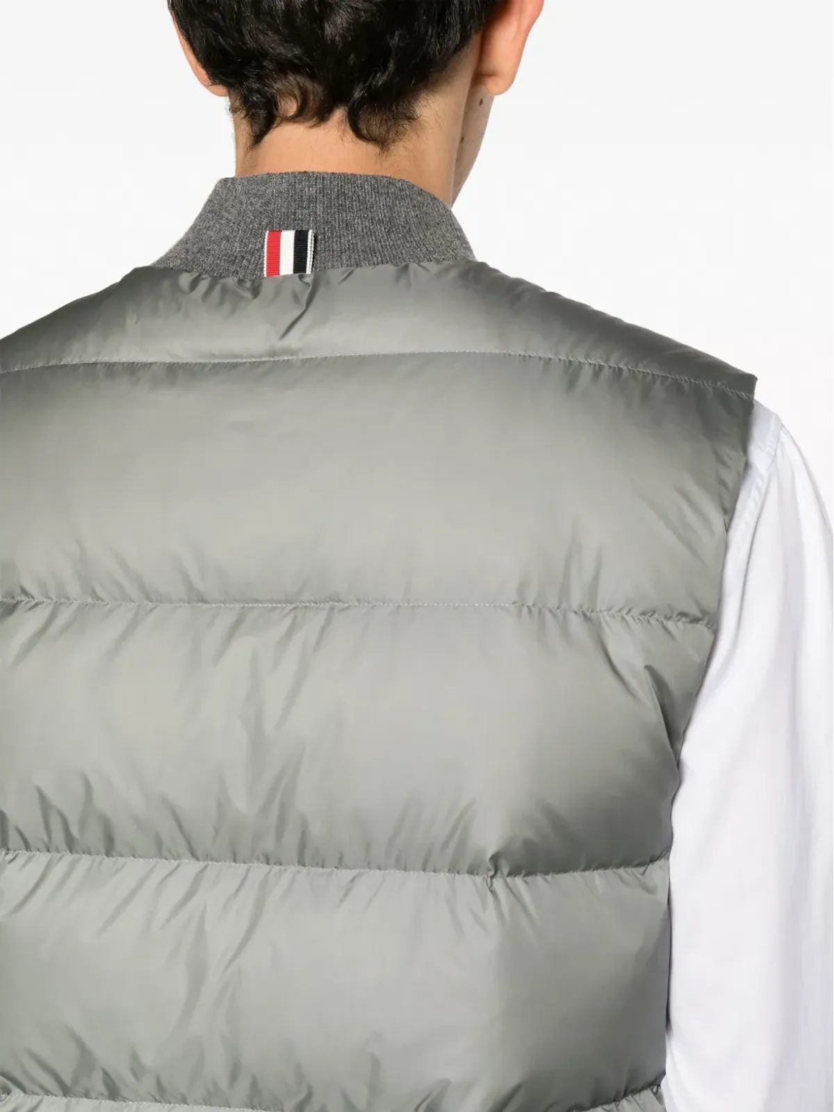 Thom Browne 4-bar マットナイロン ダウン ベスト - 画像5