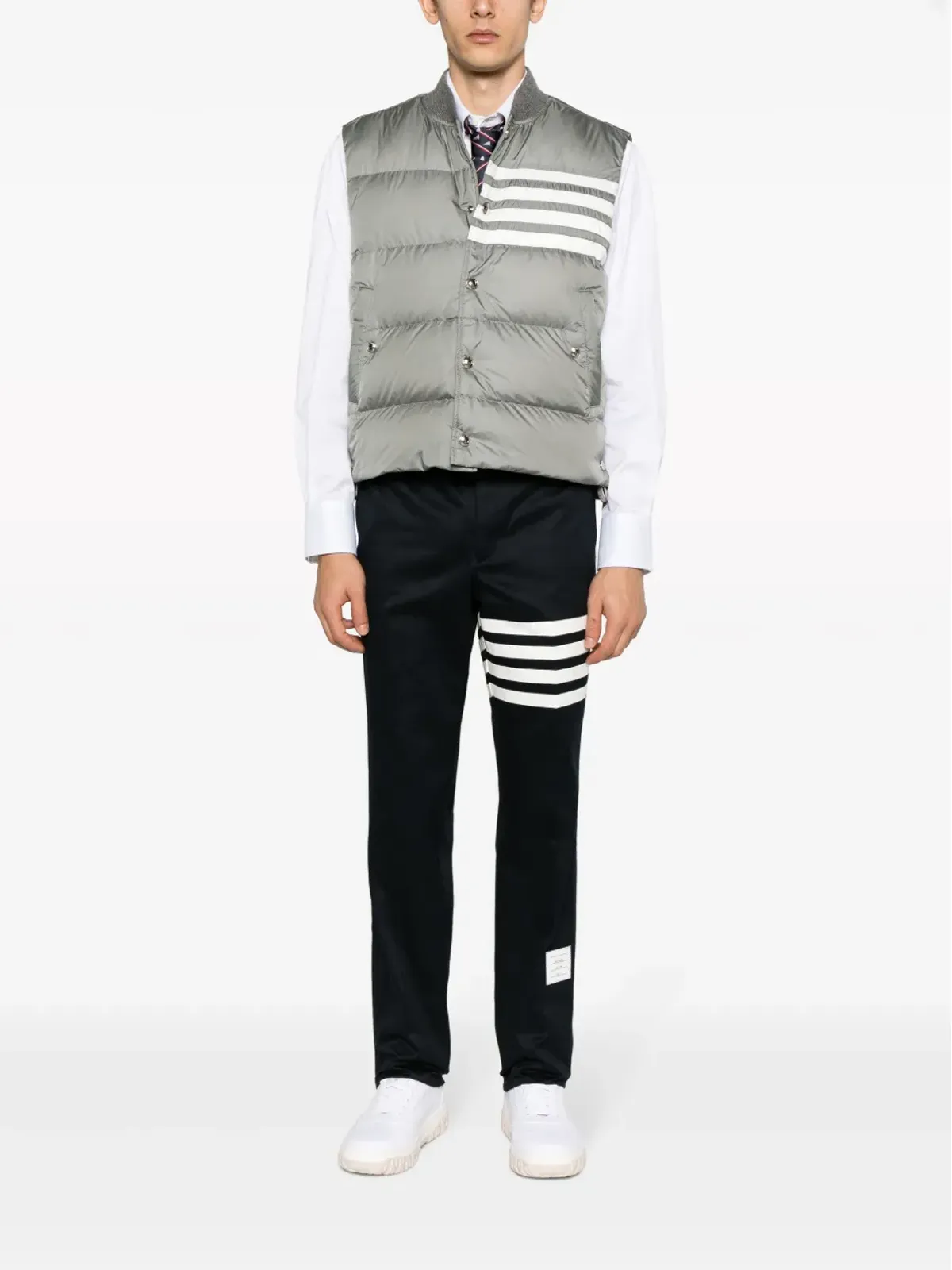 Thom Browne 4-bar マットナイロン ダウン ベスト - 画像2