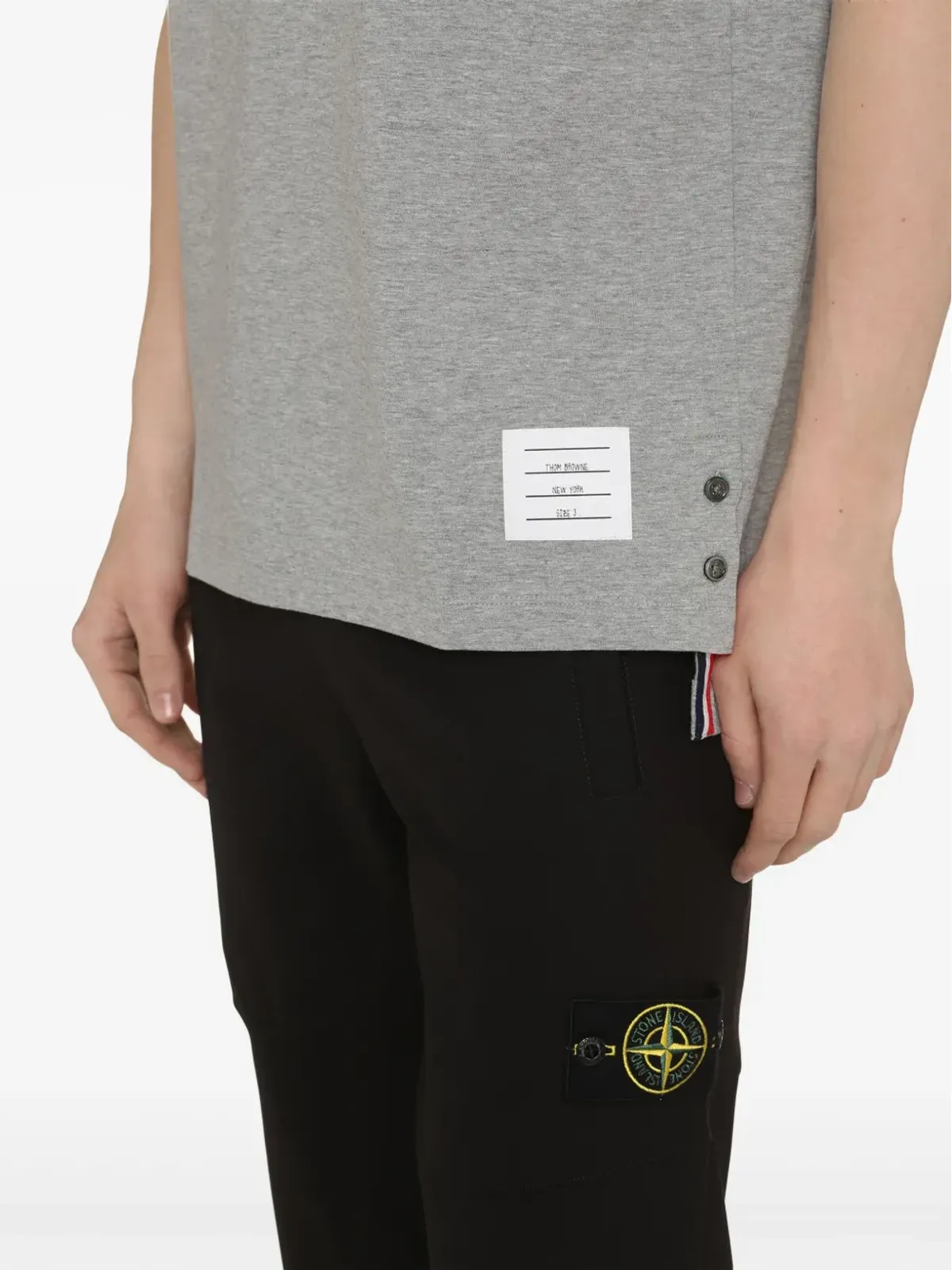 Thom Browne リンガーTシャツ - 画像4