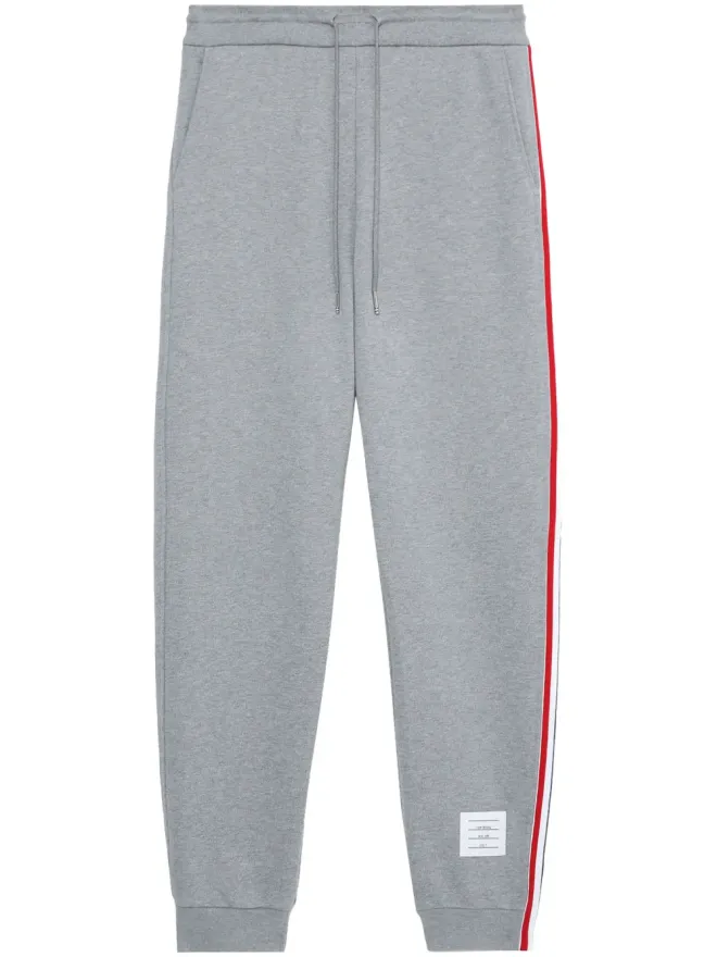 Thom Browne Thom Browne RWBストライプ・トリム トラックパンツ - グレーの商品画像