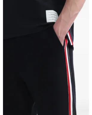Thom Browne RWBストライプ ループバック トラックパンツ - ブルー - サムネイル5