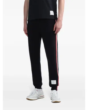 Thom Browne RWBストライプ ループバック トラックパンツ - ブルー - サムネイル3