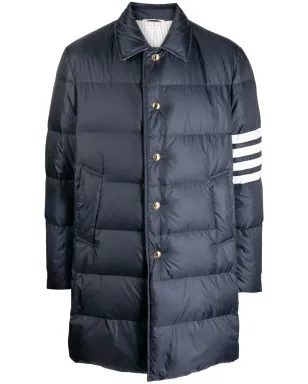Thom Browne 4バー マットナイロン バルカラー オーバーコート - サムネイル1
