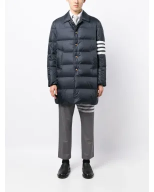 Thom Browne 4バー マットナイロン バルカラー オーバーコート - サムネイル2
