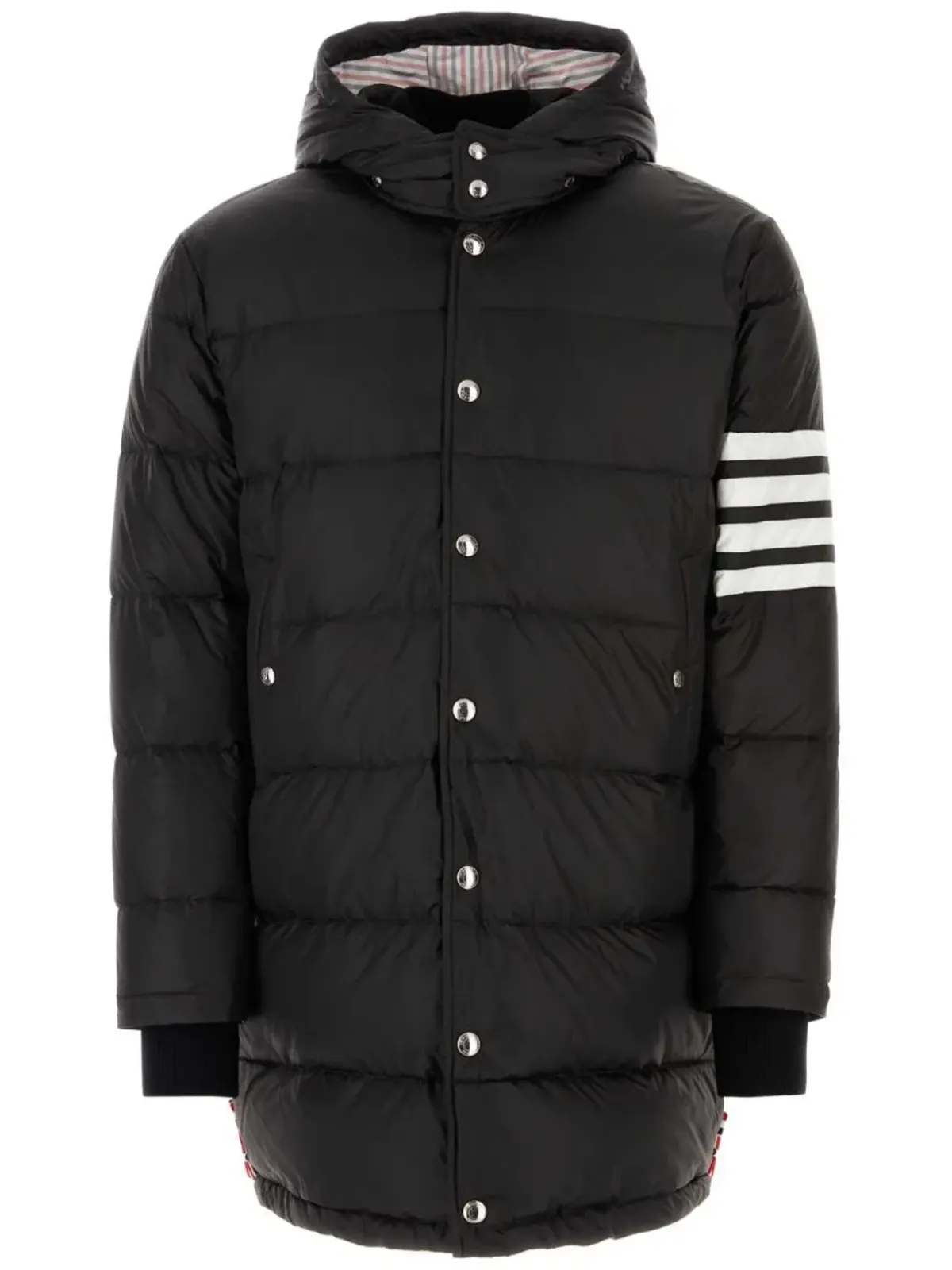Thom Browne 4-Bar パディッドコート - 画像1