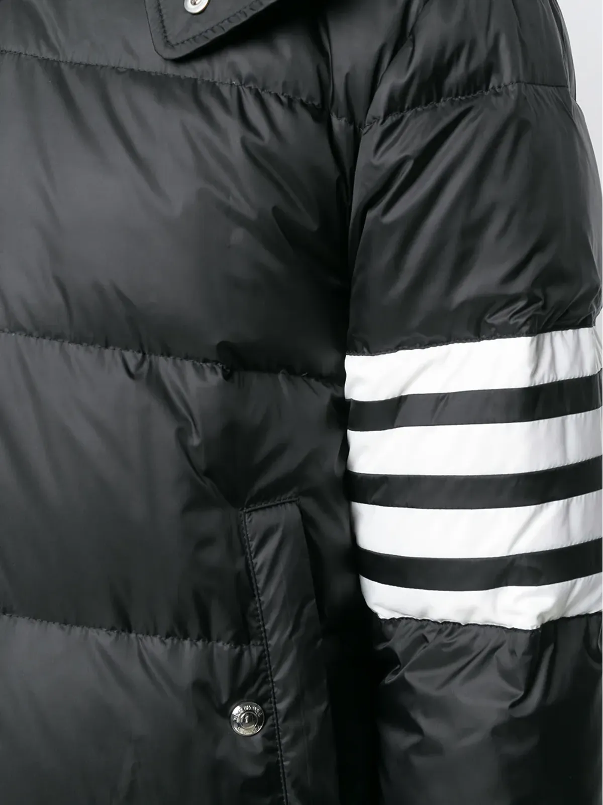 Thom Browne 4-Bar パディッドコート - 画像5