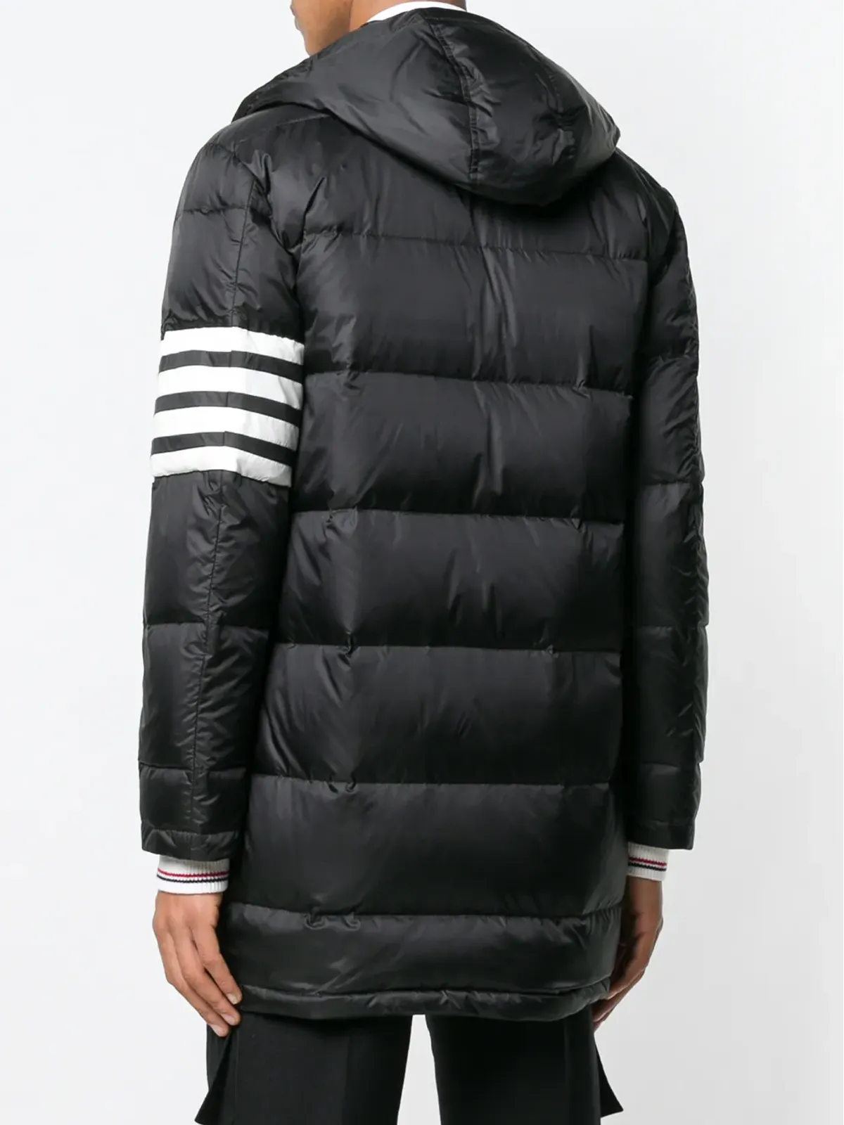 Thom Browne 4-Bar パディッドコート - 画像4