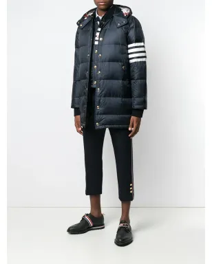 Thom Browne 4バー マットナイロンコート - サムネイル2