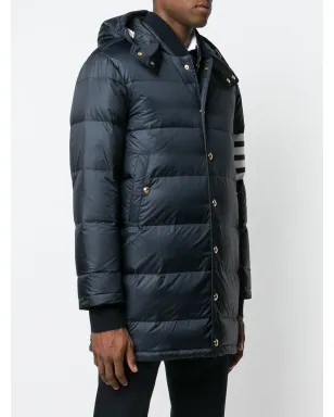 Thom Browne 4バー マットナイロンコート - サムネイル3
