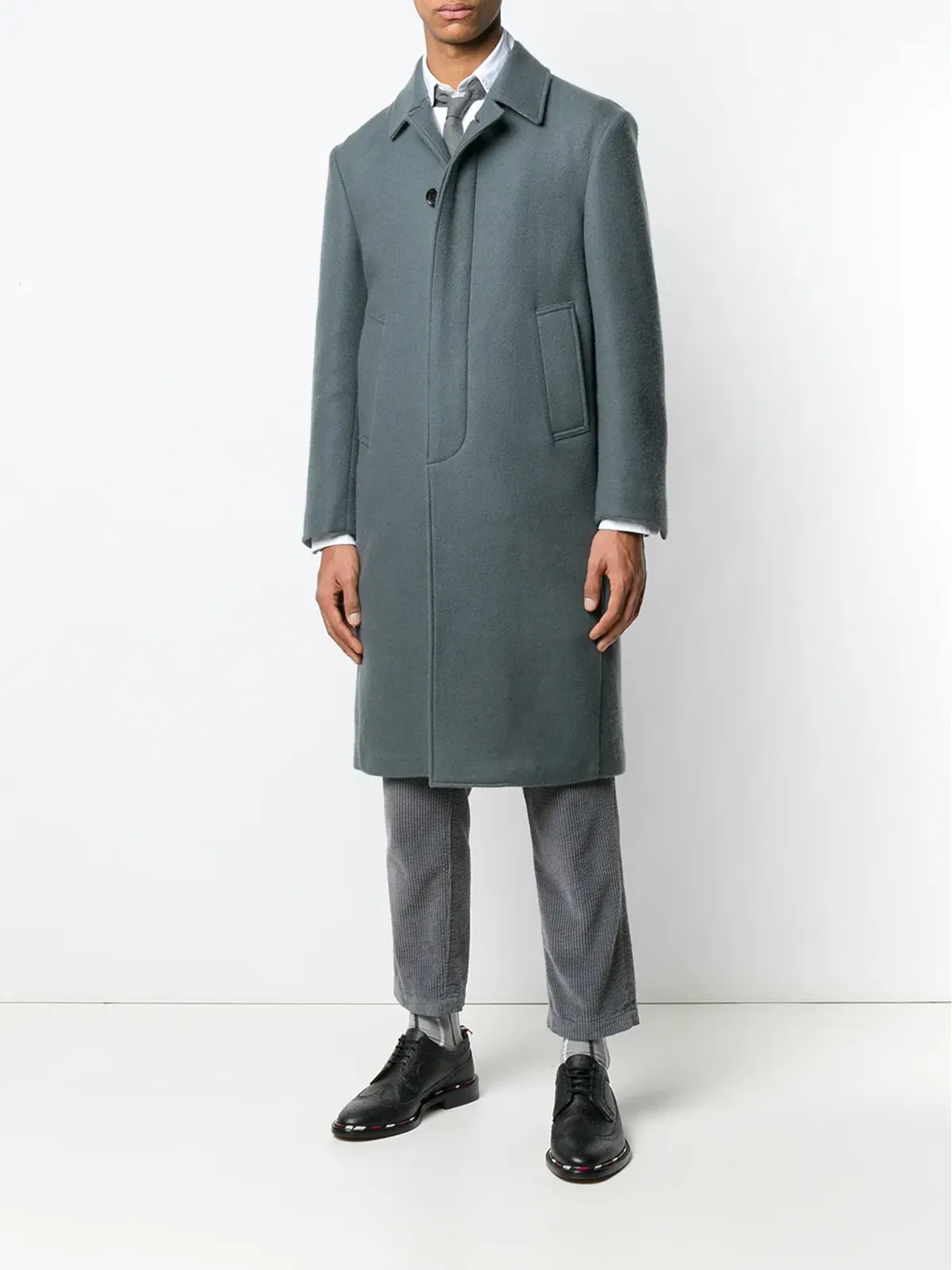 Thom Browne リラックスド カシミヤ バルカラー オーバーコート - 画像2