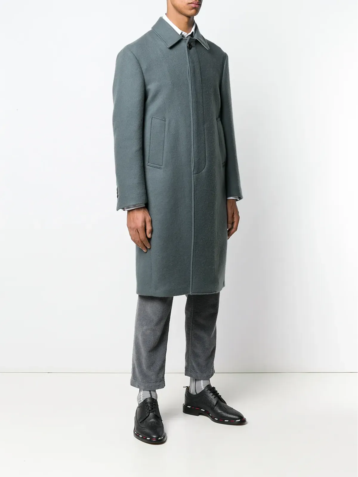 Thom Browne リラックスド カシミヤ バルカラー オーバーコート - 画像3