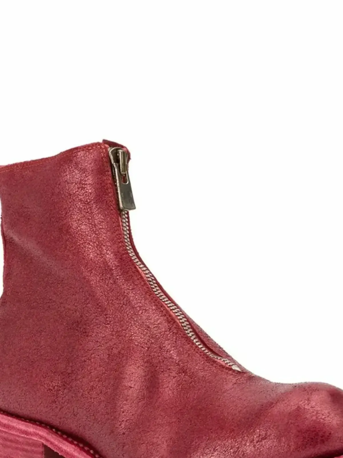Guidi ジップアップブーツ - レッド - 画像2
