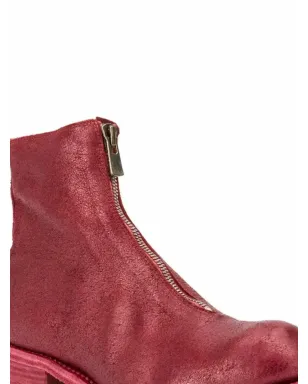 Guidi ジップアップブーツ - レッド - サムネイル2