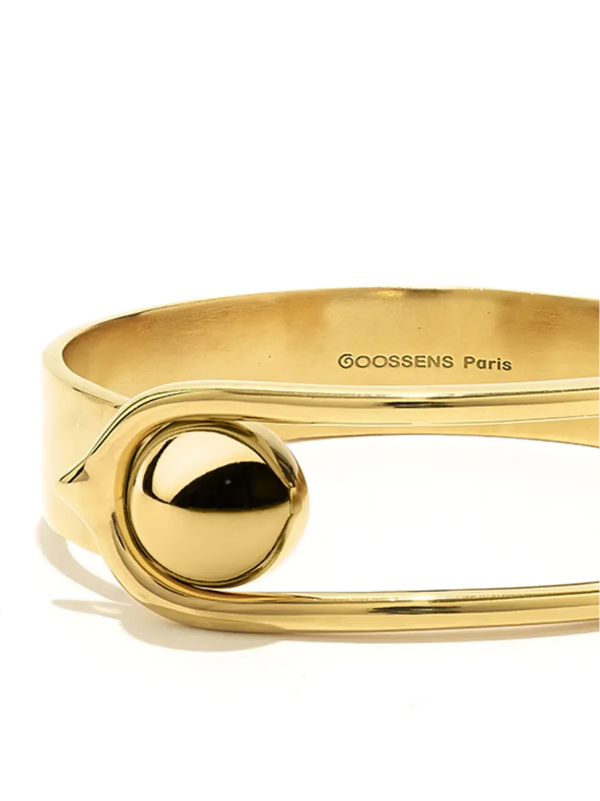Goossens Boucle ロゴ刻印ブレスレット - Gold - 画像2