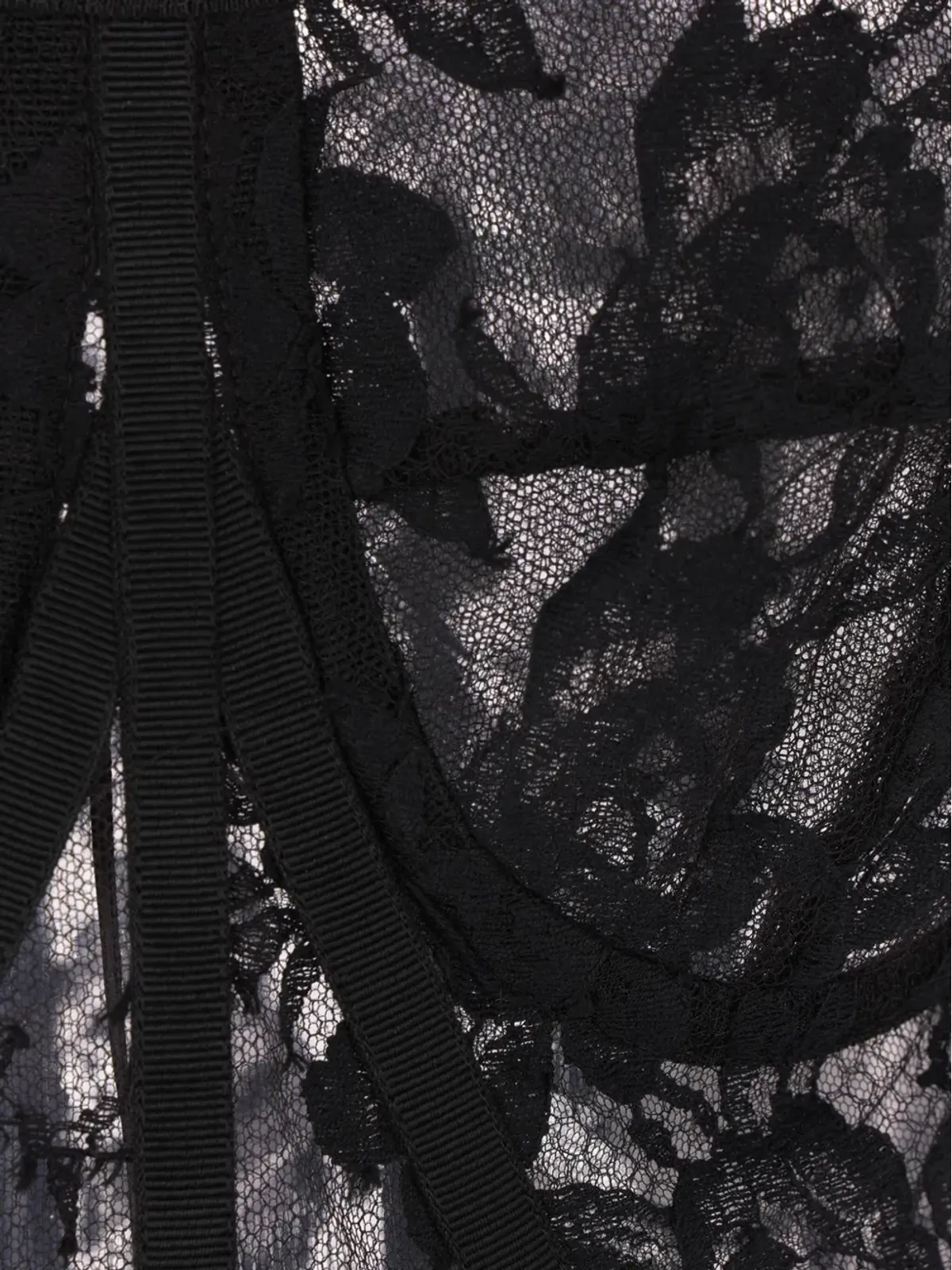 Dolce & Gabbana レースビスチェトップ - ブラック - 画像5