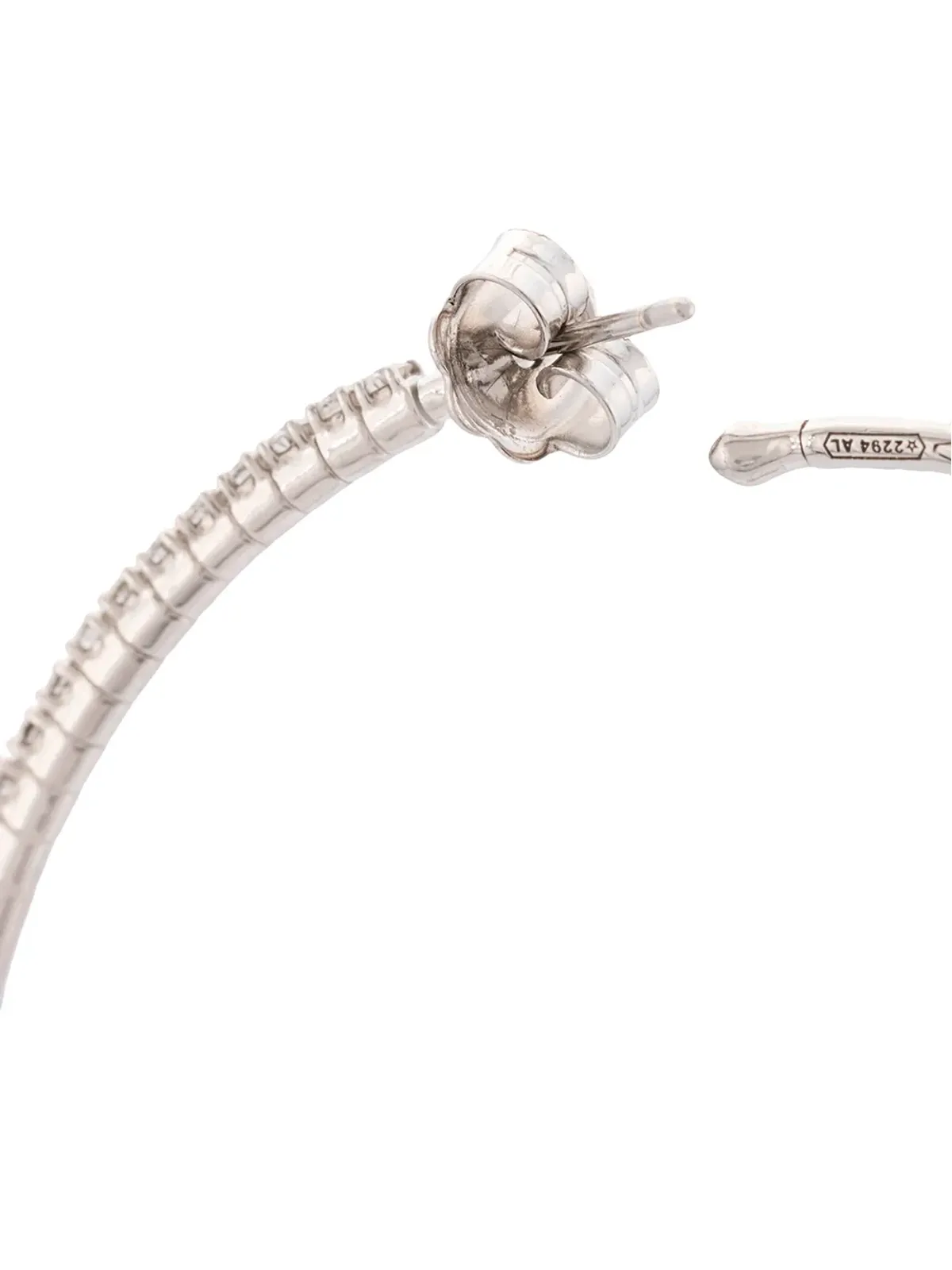 Mattia Cielo 18kt white gold diamond dangle earrings - 画像4