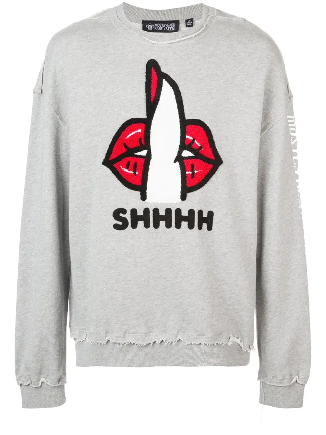 Mostly Heard Rarely Seen Mostly Heard Rarely Seen Shh スウェットシャツの商品画像