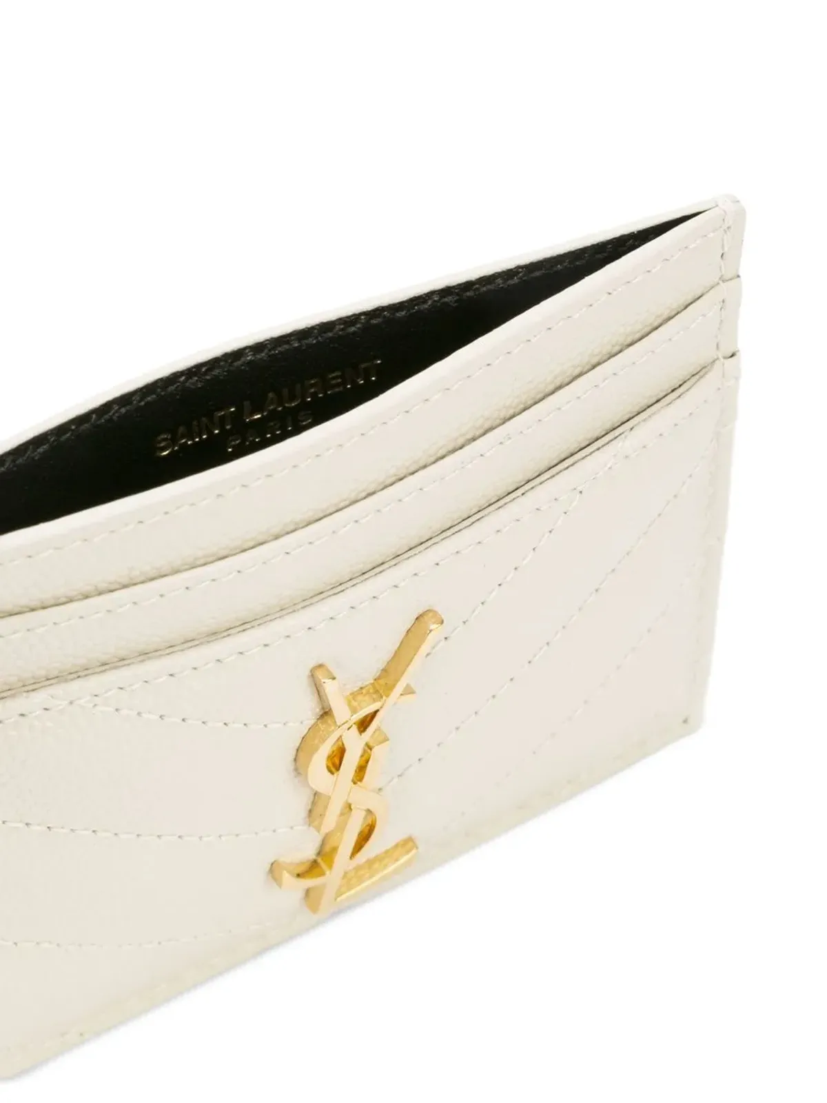 Saint Laurent モノグラム・キルテッド カードホルダー - 画像3