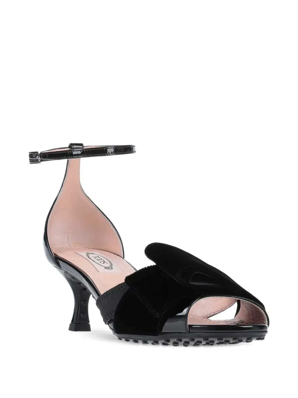 Tod's ベルベットディテール サンダル - 画像2