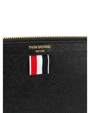 Thom Browne グログランリボン-トリム ポーチ - サムネイル4