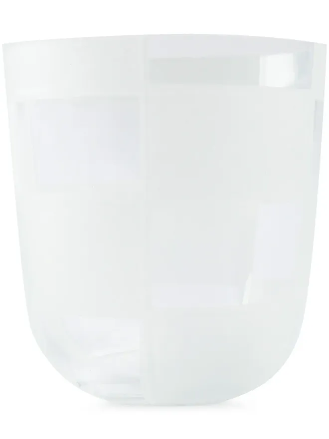Carlo Moretti Carlo Moretti small grid pattern glass - Whiteの商品画像