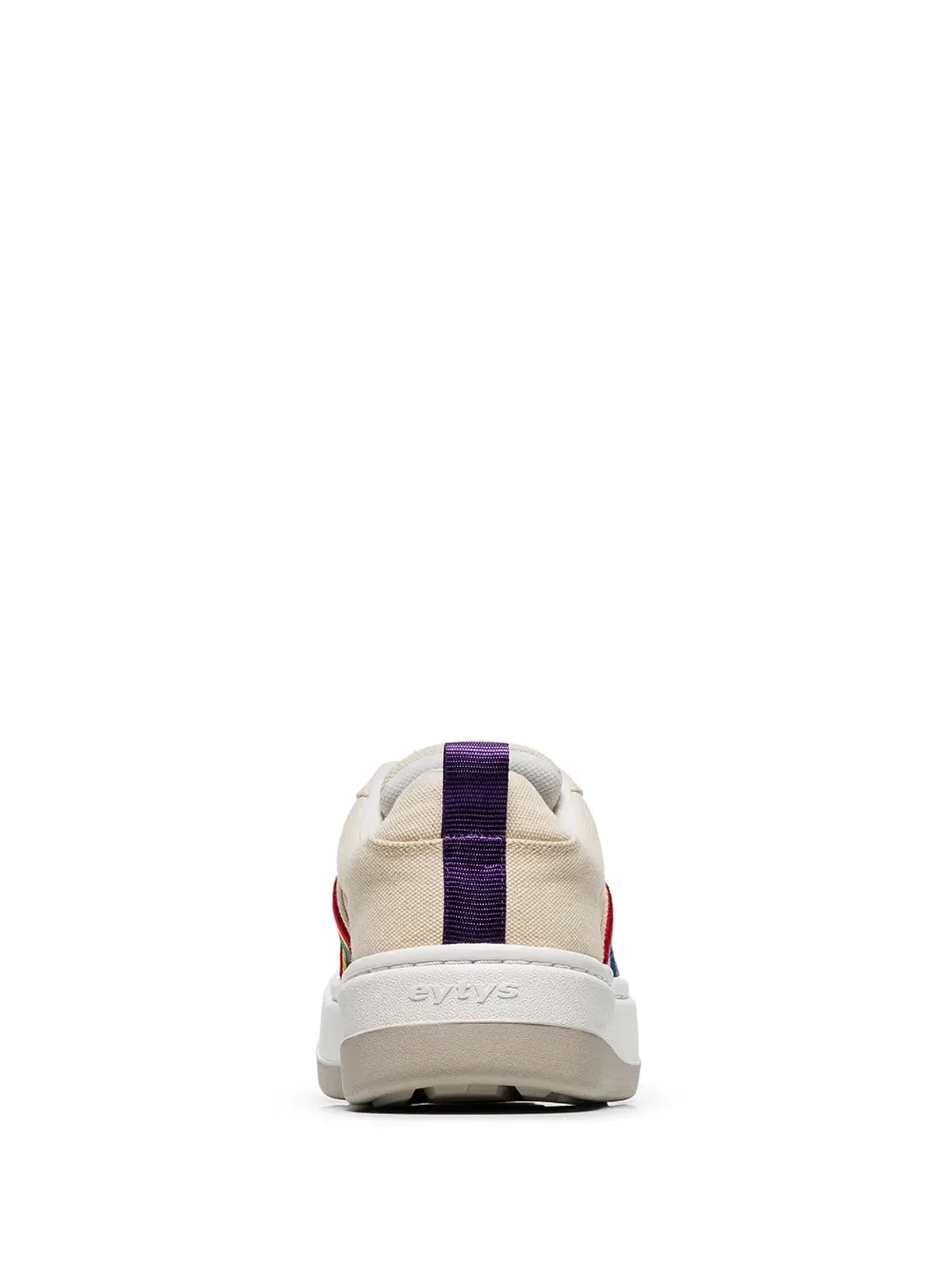 EYTYS sherbet Sonic rainbow embroidered canvas low-top sneakers - 画像5