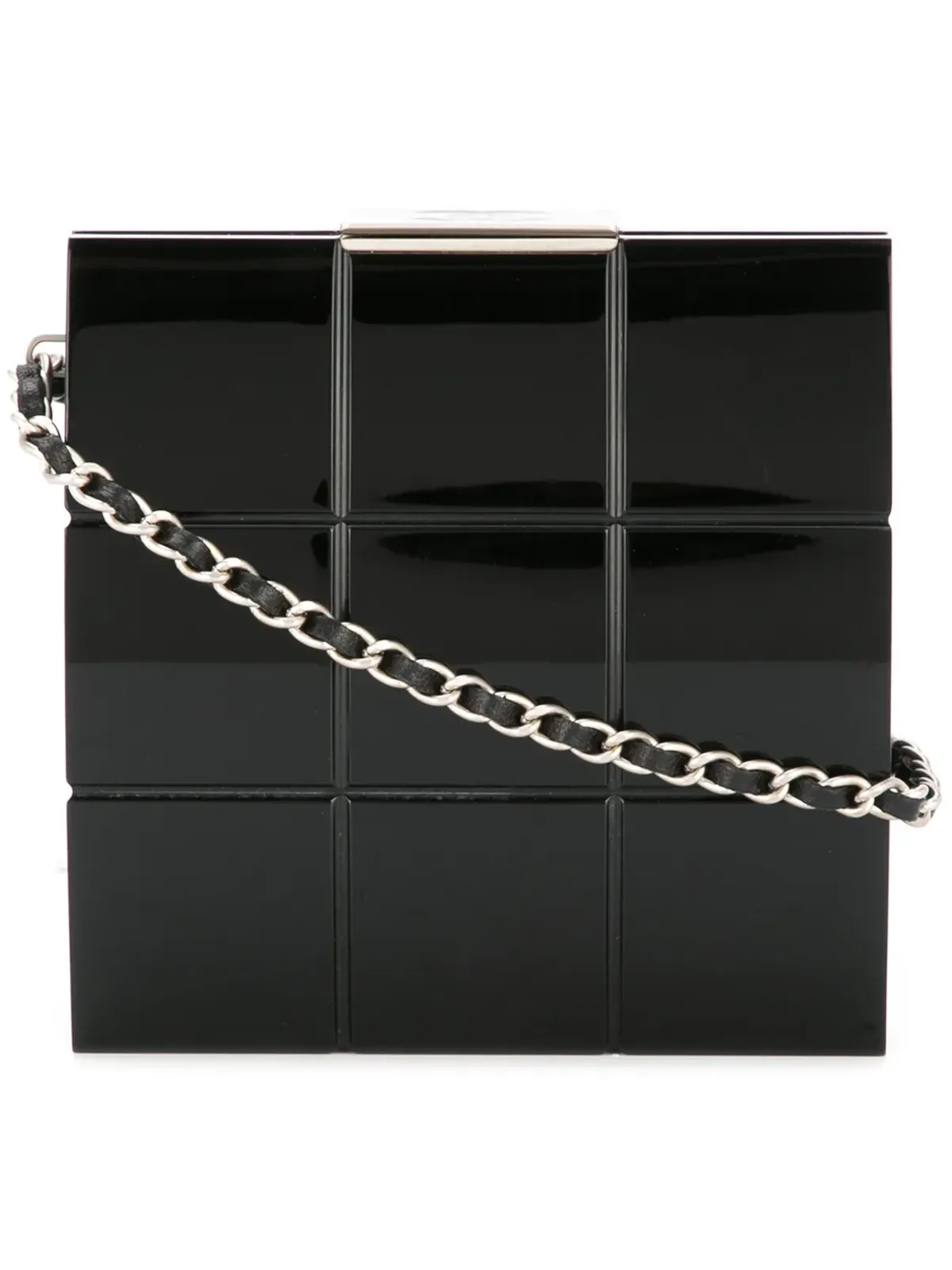CHANEL ビンテージ 2002年 チョコバー クラッチバッグ - ブラック - 画像1