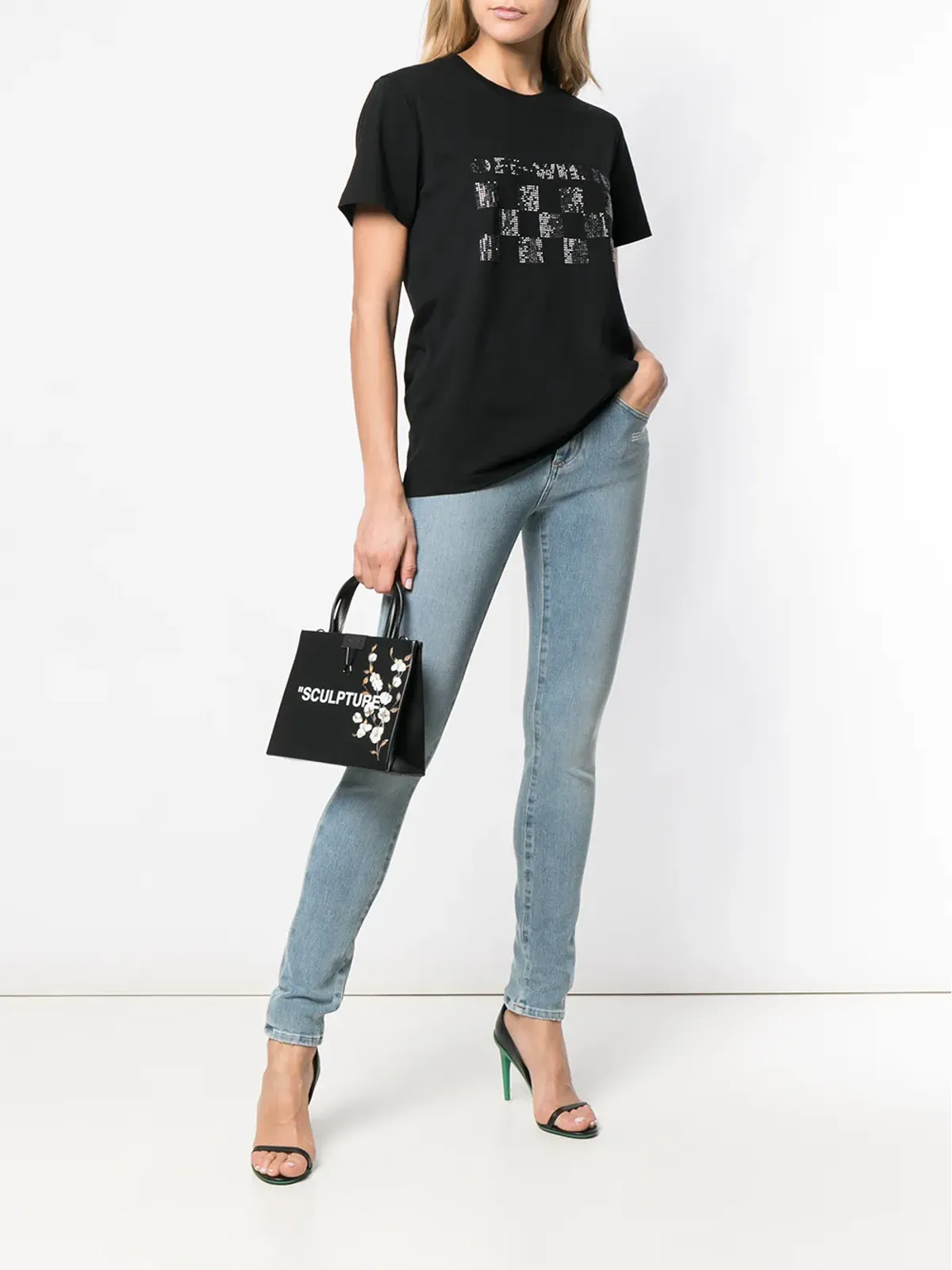 Off-White エンベリッシュド ロゴ プリント Tシャツ - 画像2