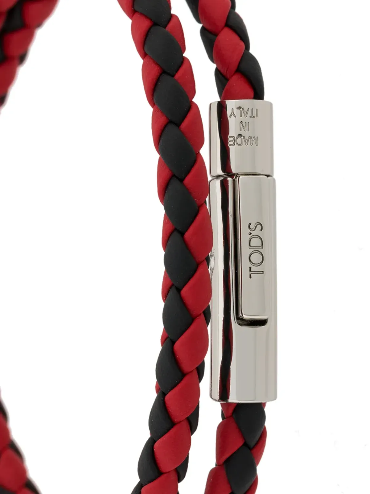 Tod's 編み込みブレスレット - レッド - 画像3