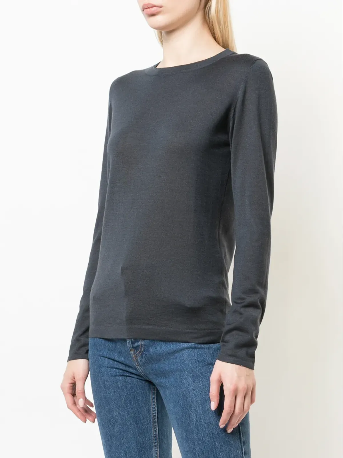 Brunello Cucinelli シルクとカシミアのブラウス - 画像3