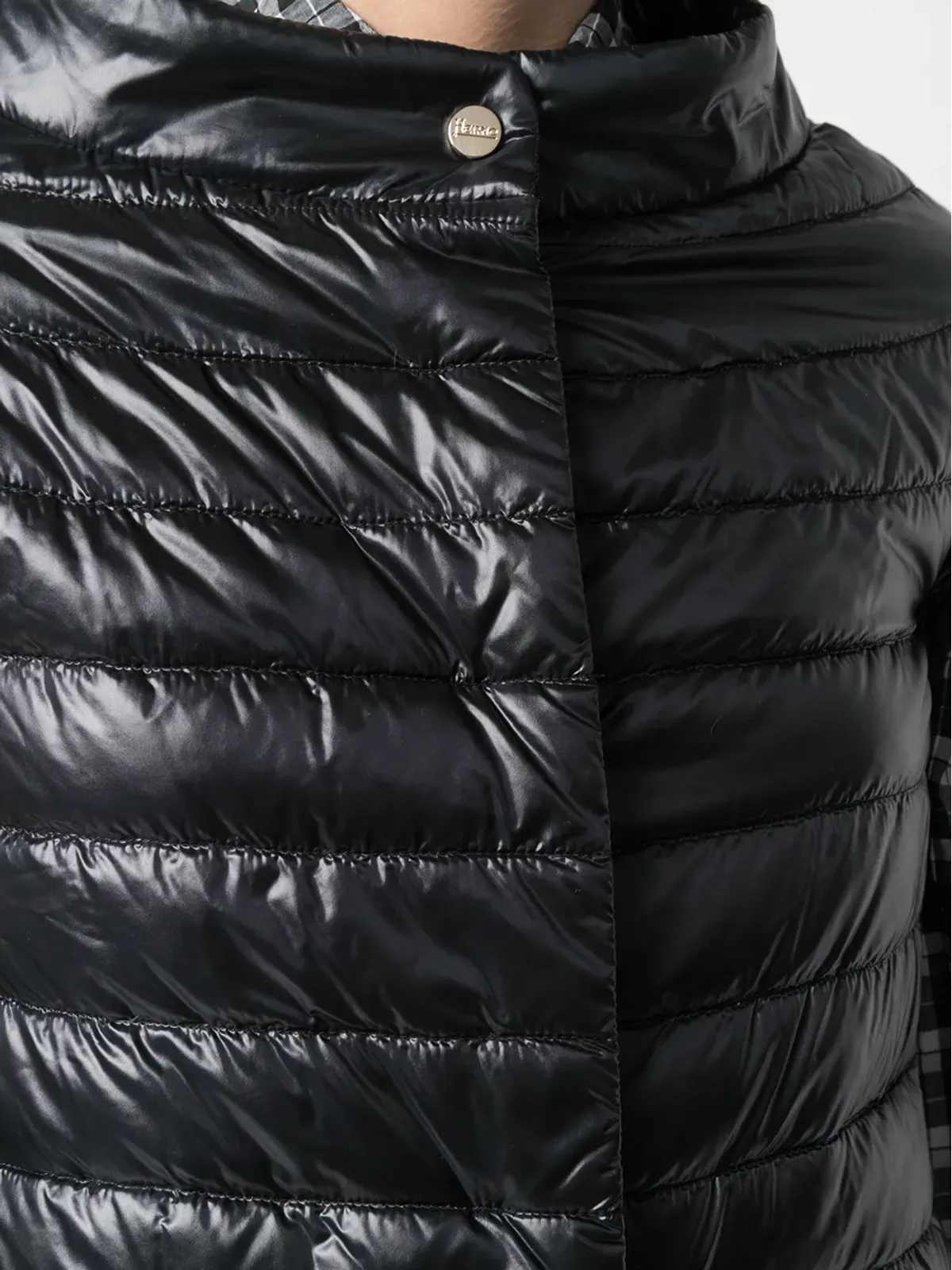Herno Great short-sleeved down jacket - Black - 画像5