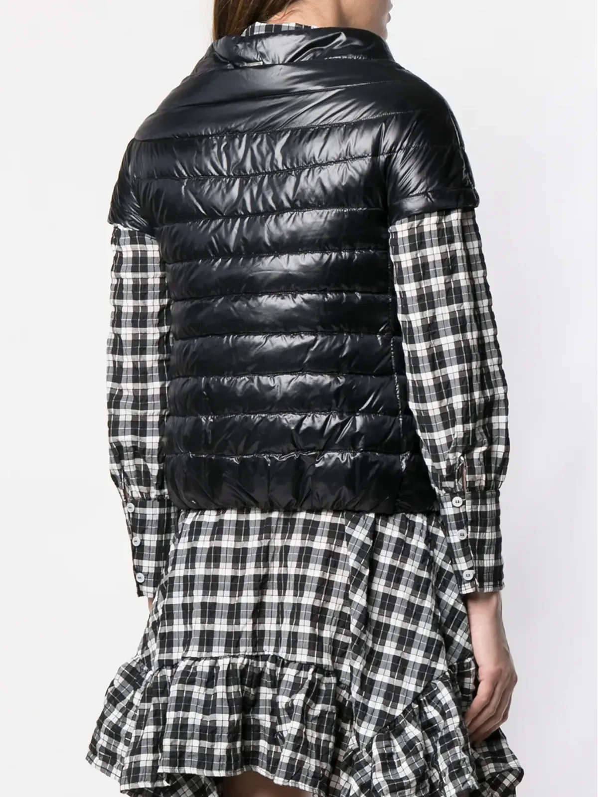 Herno Great short-sleeved down jacket - Black - 画像4