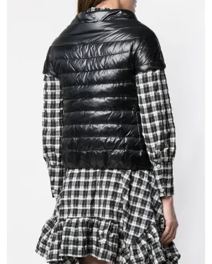 Herno Great short-sleeved down jacket - Black - サムネイル4