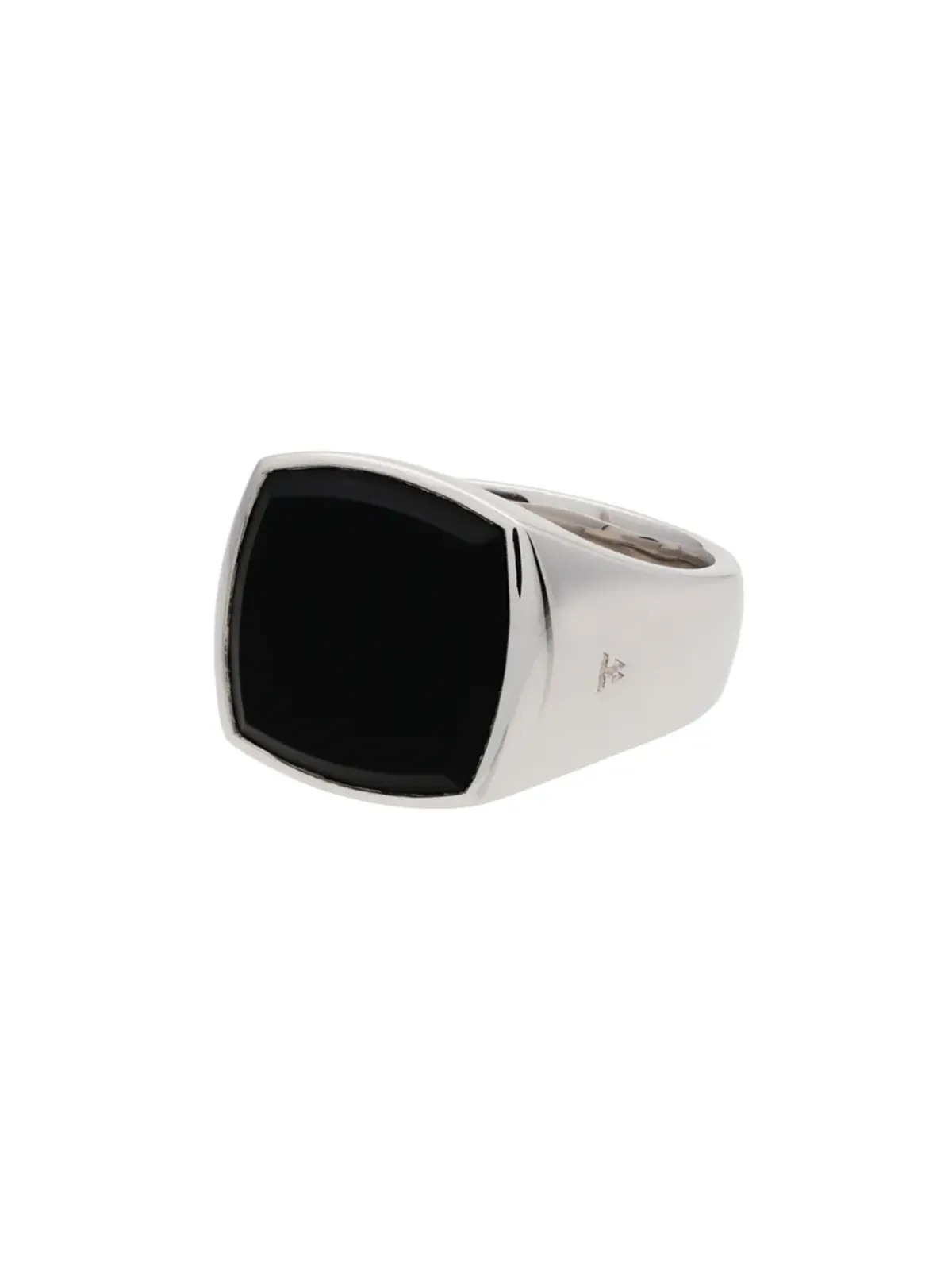 Tom Wood Cushion onyx sterling silver signet ring - 画像1