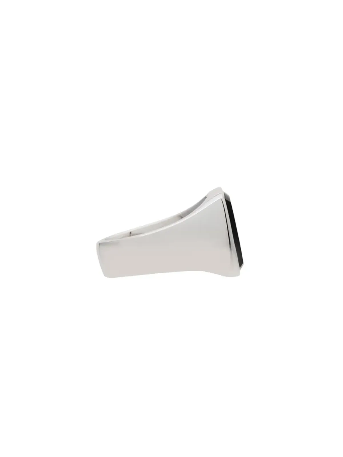 Tom Wood Cushion onyx sterling silver signet ring - 画像4