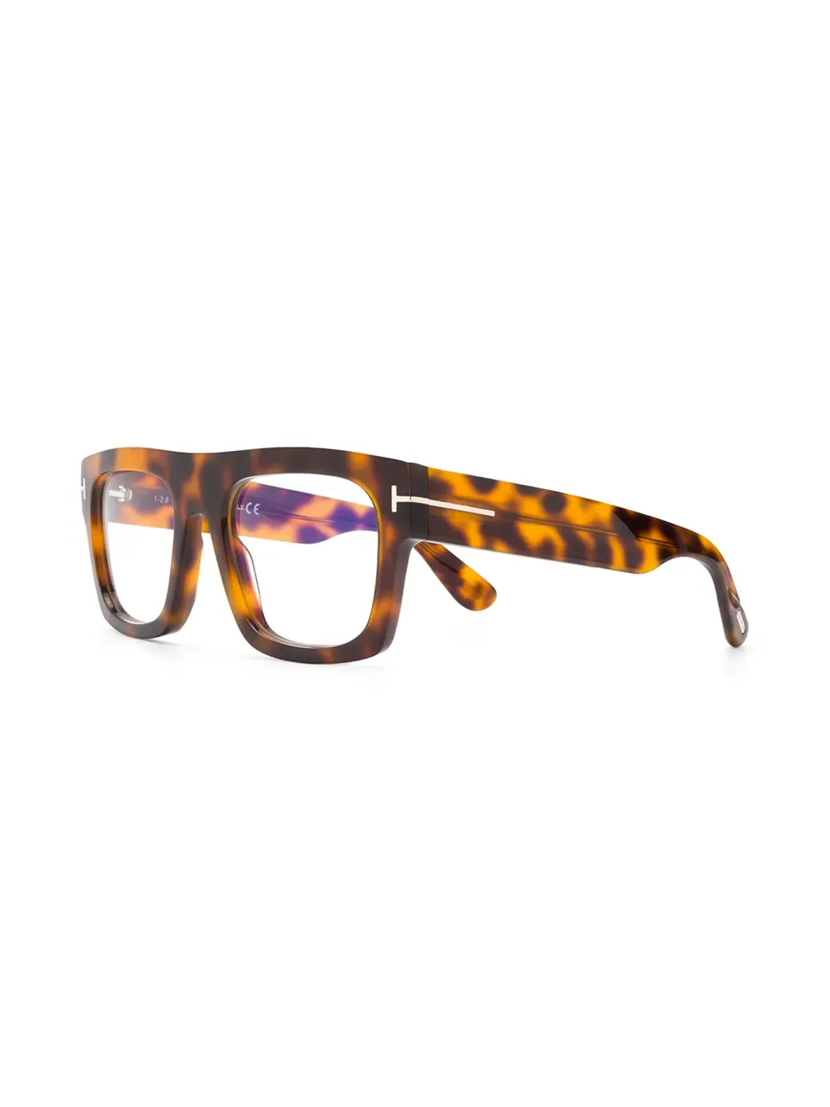 TOM FORD Eyewear べっ甲調の眼鏡 - 画像2