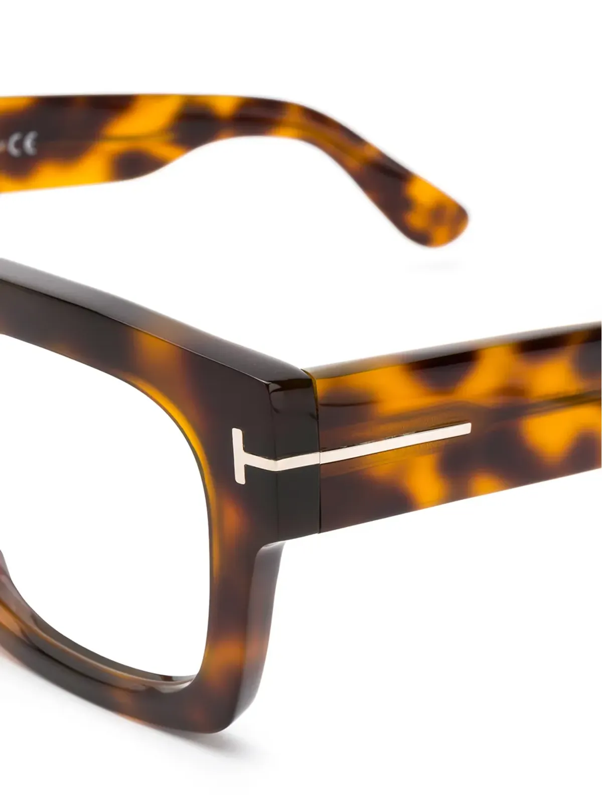 TOM FORD Eyewear べっ甲調の眼鏡 - 画像3