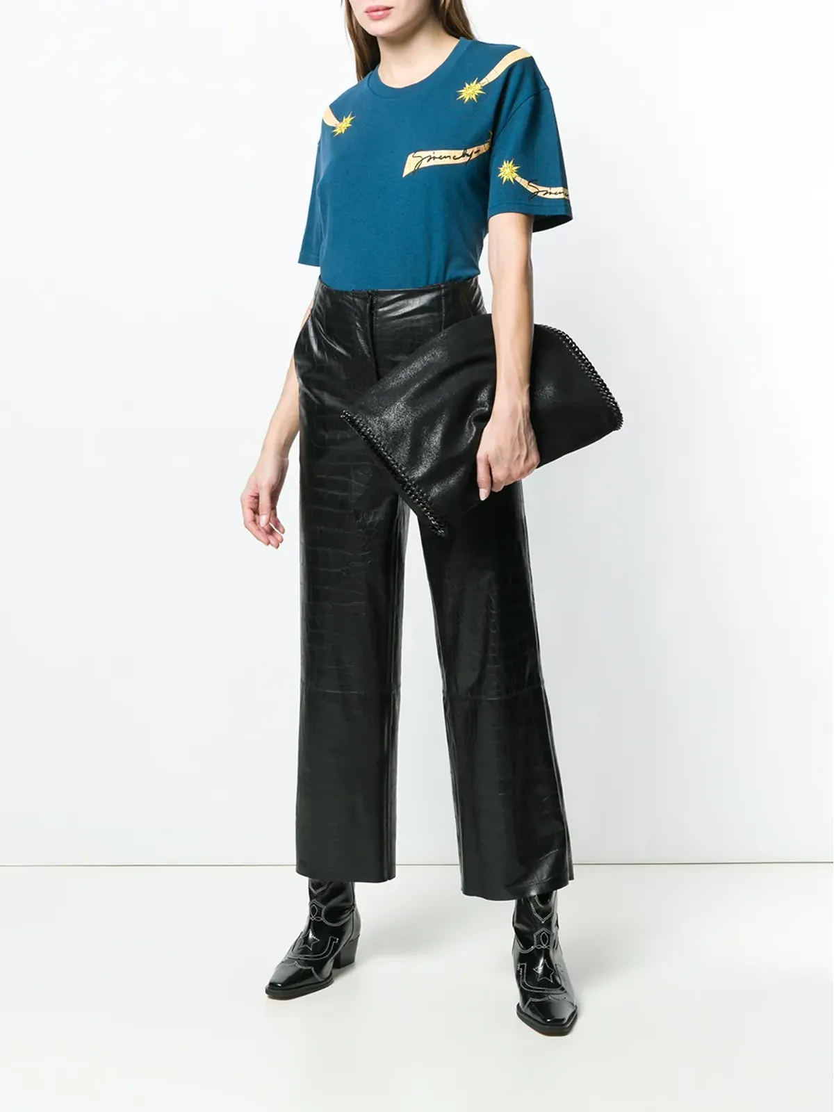 Givenchy 星柄プリントTシャツ（ブルー） - 画像2