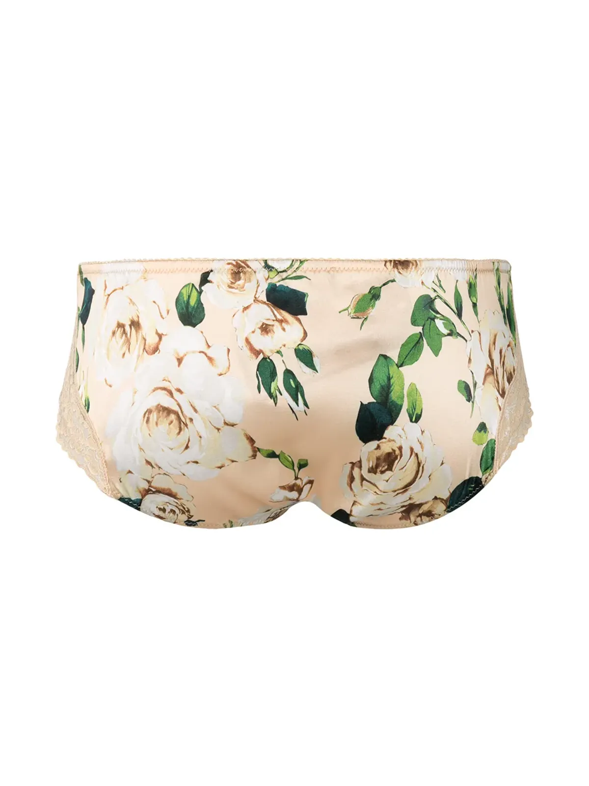 Dolce & Gabbana floral-print side-lace briefs - Brown - 画像2